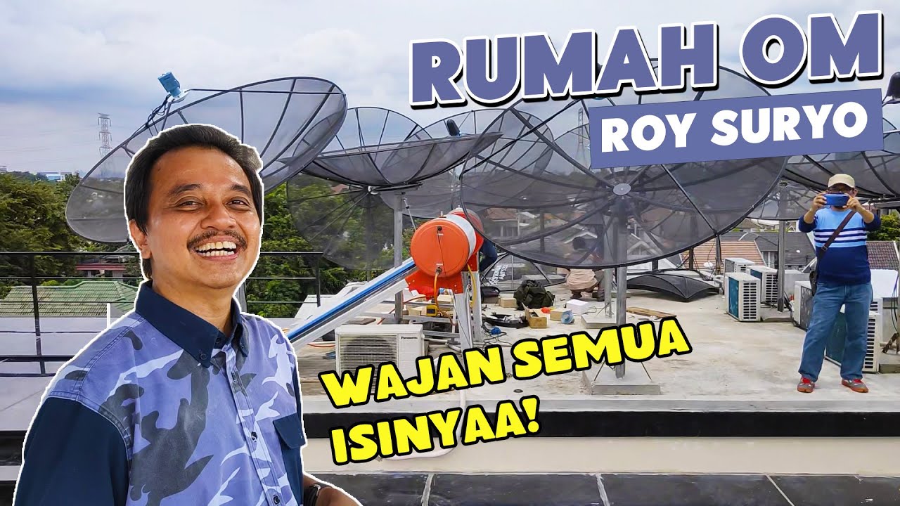 Siapa Yang Pasang Parabola di Rumah Pak Roy Suryo ? Atapnya Penuh Parabola Semua