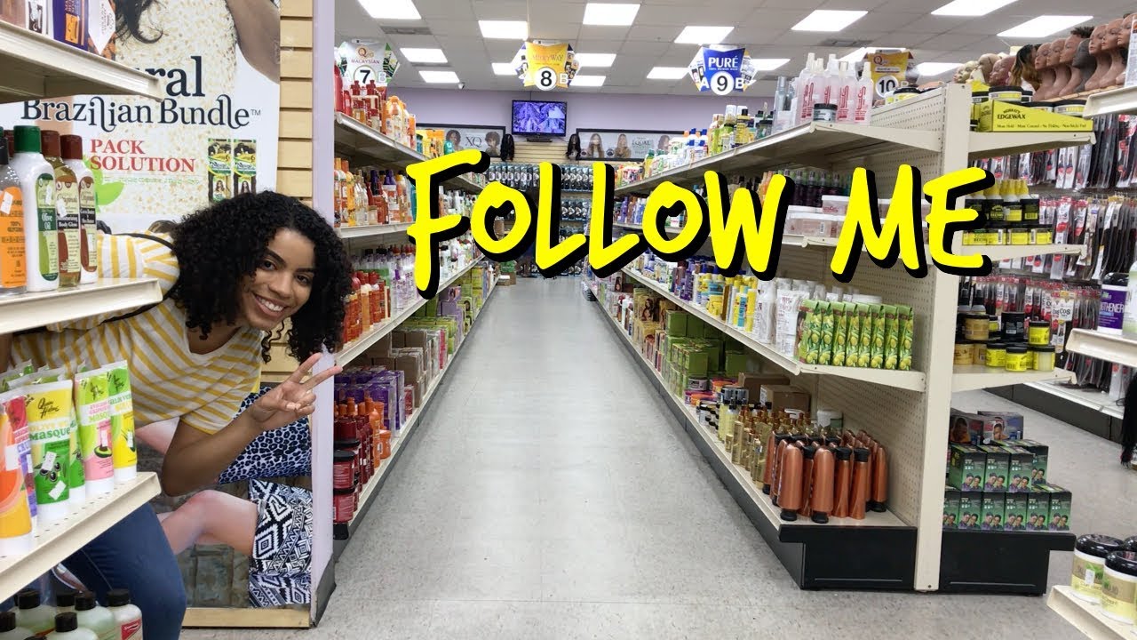 Beauty Supply Store: Follow Me To Look At Hair Products!