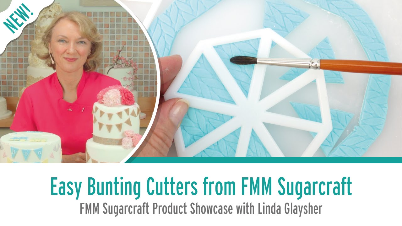Easy Bunting Cutters from FMM Sugarcraft