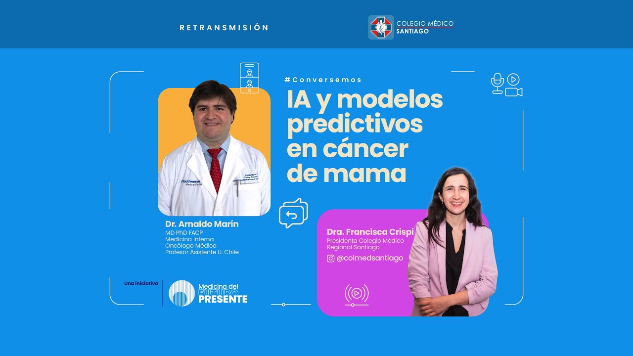 Instagram Live: IA y modelos predictivos en cáncer de mama 📹 Colegio Médico de Santiago