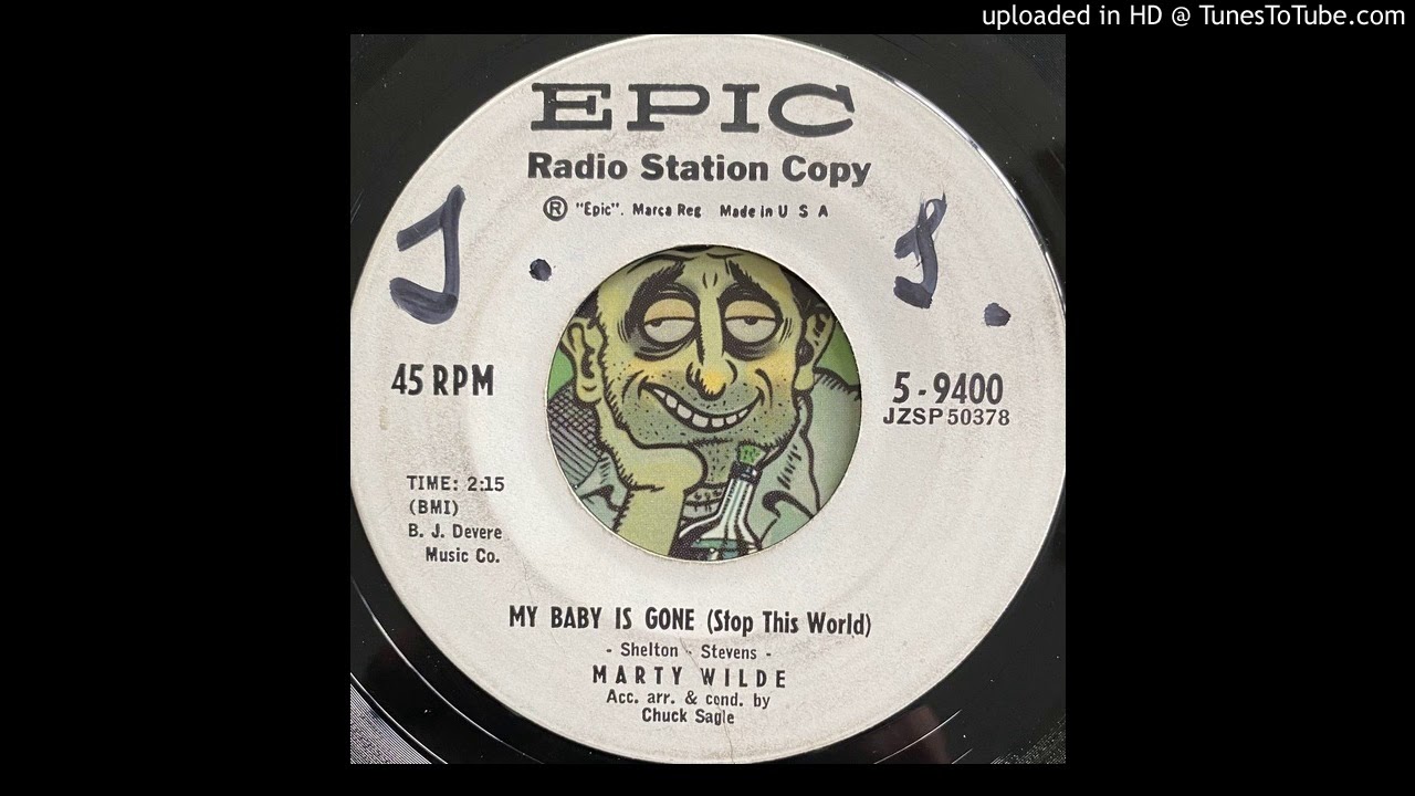 Marty Wilde - My Baby Is Gone (Stop This World) (Epic) 1960