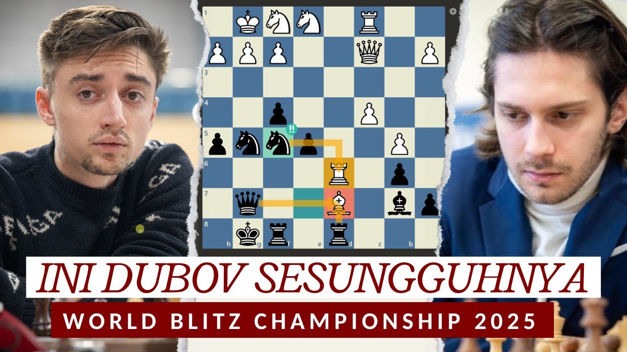 DUBOV MENGGILA DI WORLD BLITZ CHAMPIONSHIP 2025