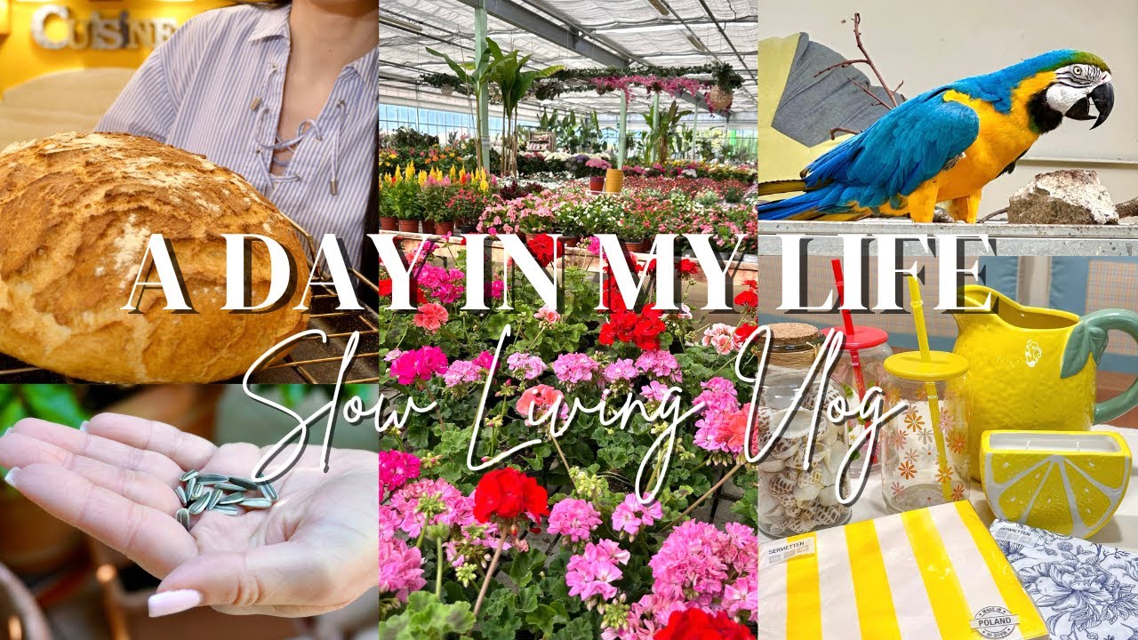 A Day in my Life 💕🌼| Gardening | Shopping | Baking | Slow Living Vlog