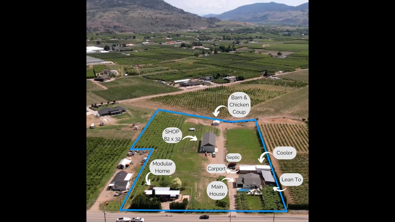1377 Fairview, Oliver BC - Ultimate Small Acreage/ Hobby Farm
