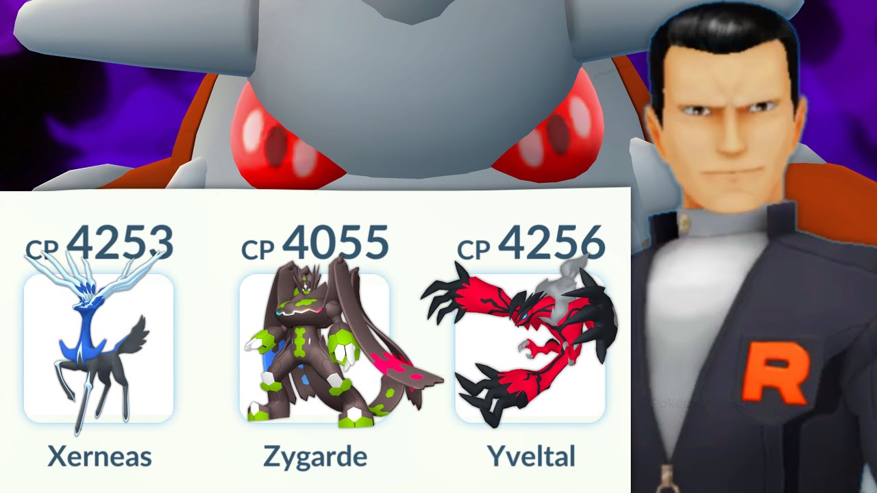 AURA TRIO vs GIOVANNI with *SHADOW HEATRAN* (Pokemon GO)