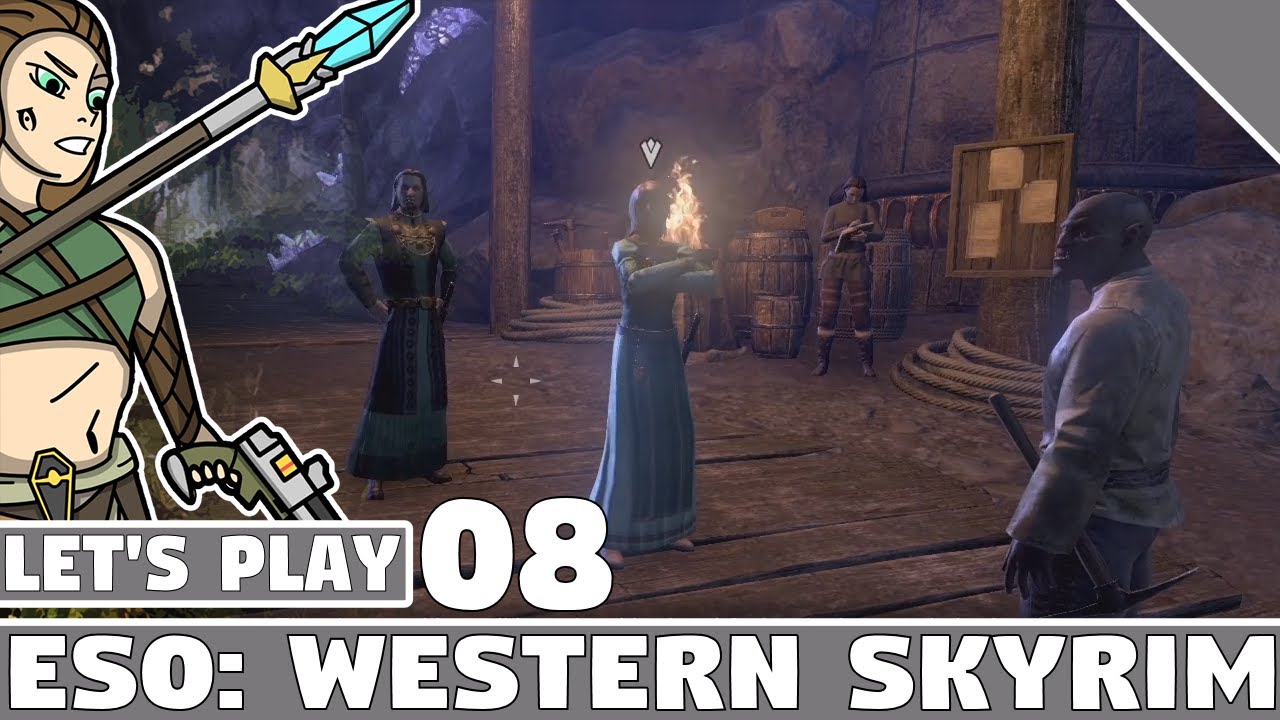 #08 Digging Up Trouble Quest - ESO Western Skyrim | Let's Play ESO Western Skyrim