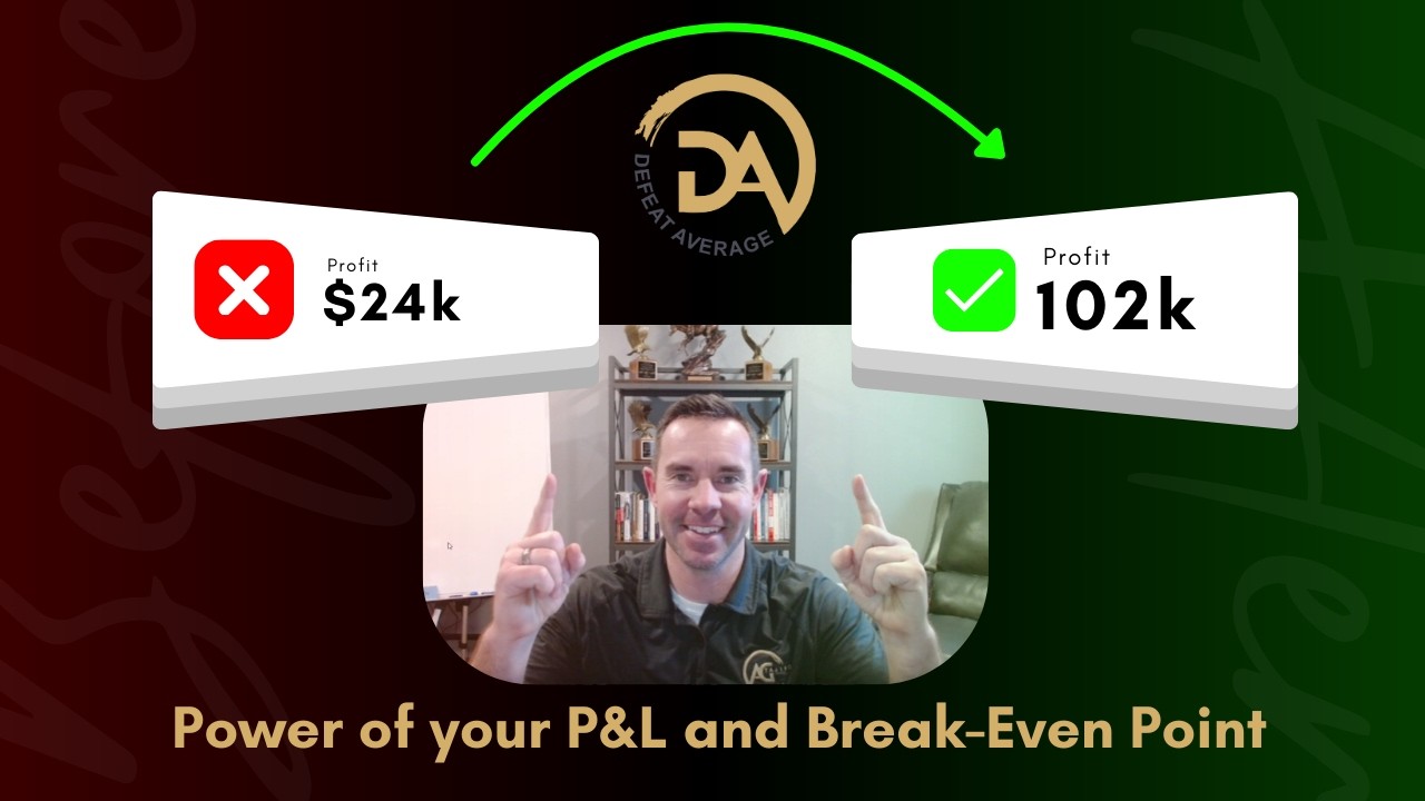 Understanding the Power of your P&L and Break Even Point