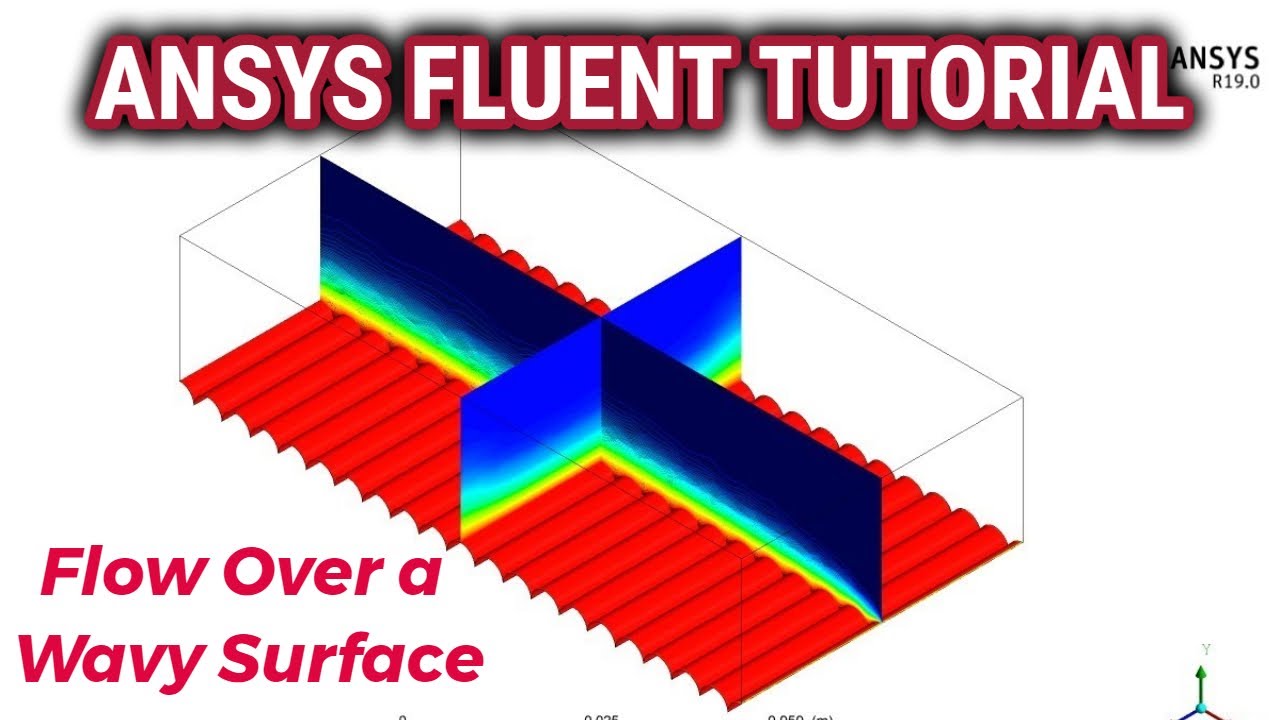 ANSYS Fluent Tutorial | Flow Over a Wavy Surface: Flow and Heat Transfer Analysis| Modulated Surface