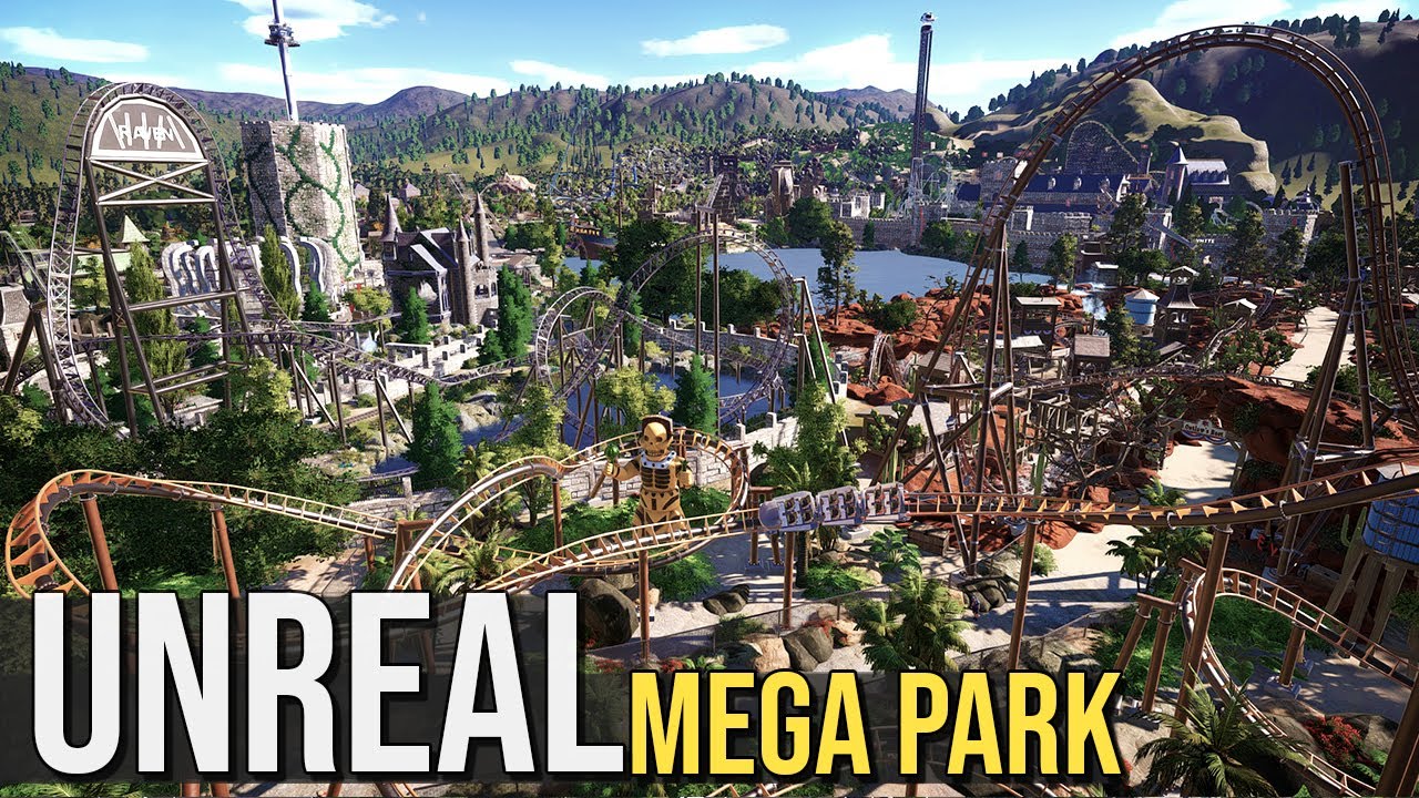UNREAL MEGA PARK!: 5 Themed Areas & 16 Roller Coasters!: Iben World