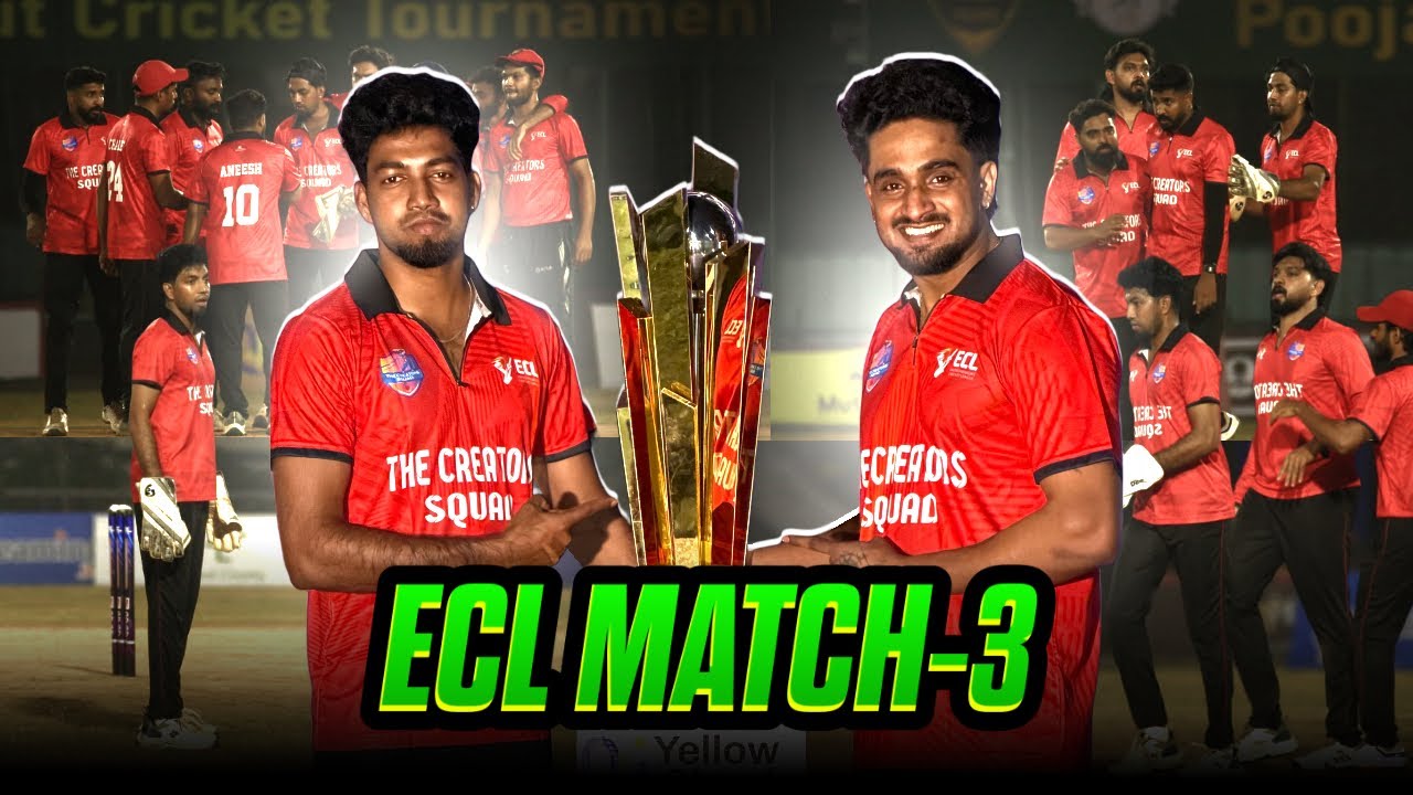 Creator squad vs￼ Pathanamthitta royal ECL MATCH NO 3