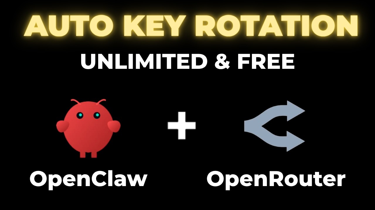 Ротация API-ключей для OpenClaw (во избежание ограничений скорости запросов в рабочей среде)