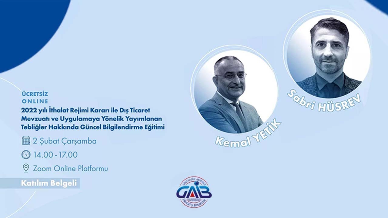 2022 yılı İthalat Rejimi Kararı ile Dış Ticaret Mevzuatına Yönelik Tebliğler (K. Yetik-S. Hüsrev)