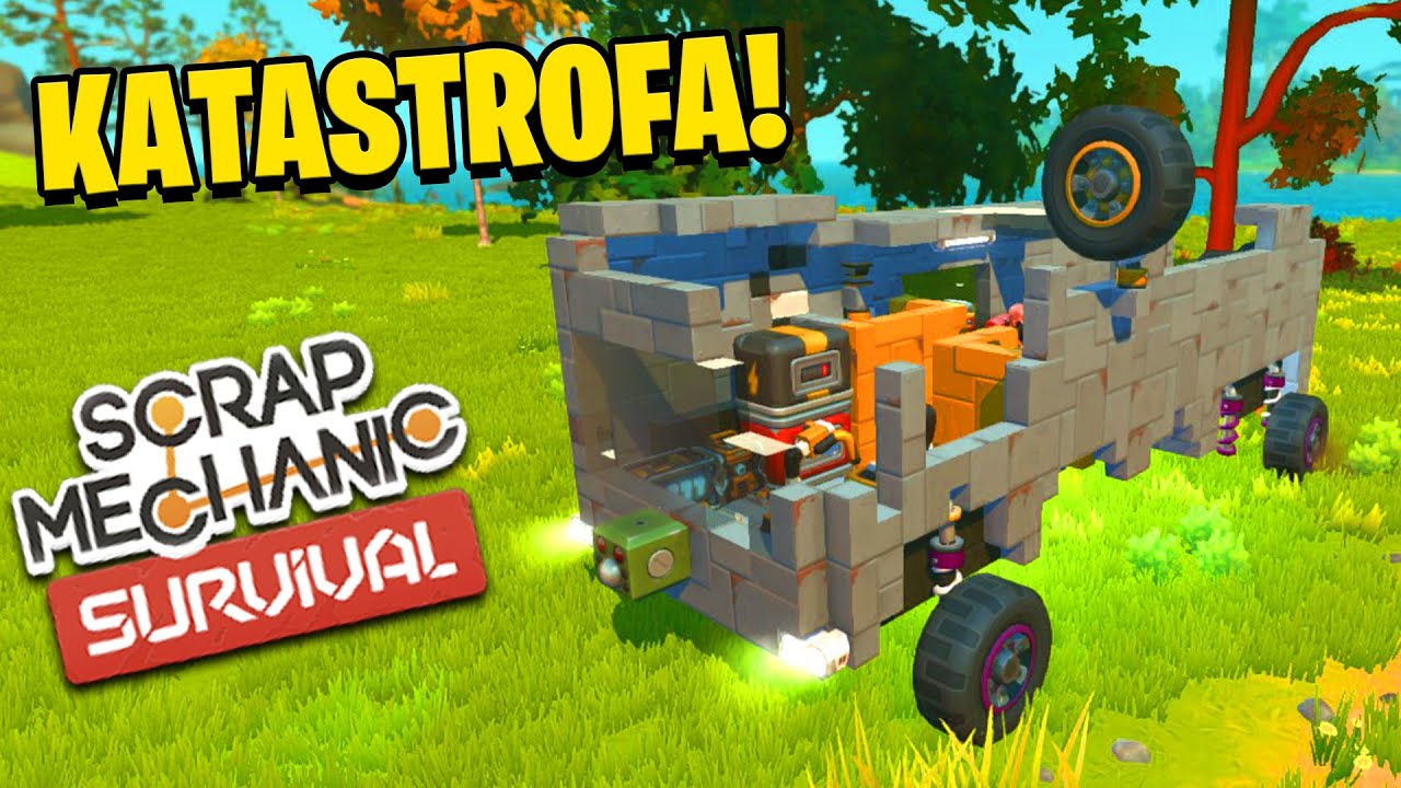 BARDZO WAŻNA WIADOMOŚĆ! ZNISZCZYLI NAM BUSA?! - SCRAP MECHANIC SURVIVAL @Flothar94 @Admiros