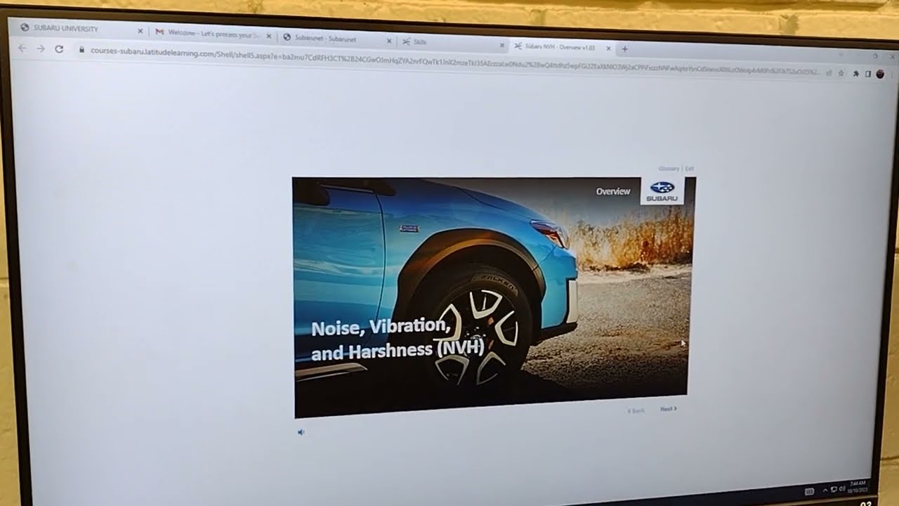How to log in and begin your Level 1 Subaru University Training