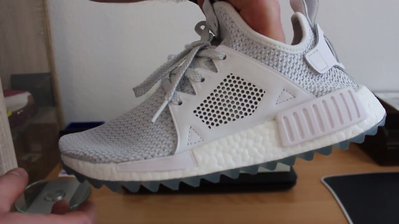 Snow White Adidas x Titolo NMD XR1 Ice Blue Primeknit Unboxing and Review