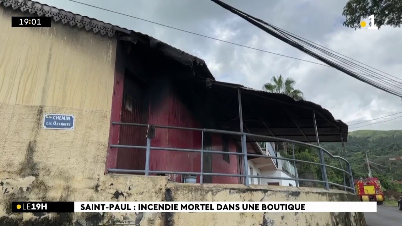 Un homme de 36 ans a perdu la vie dans l'incendie d'une boutique à Saint-Paul