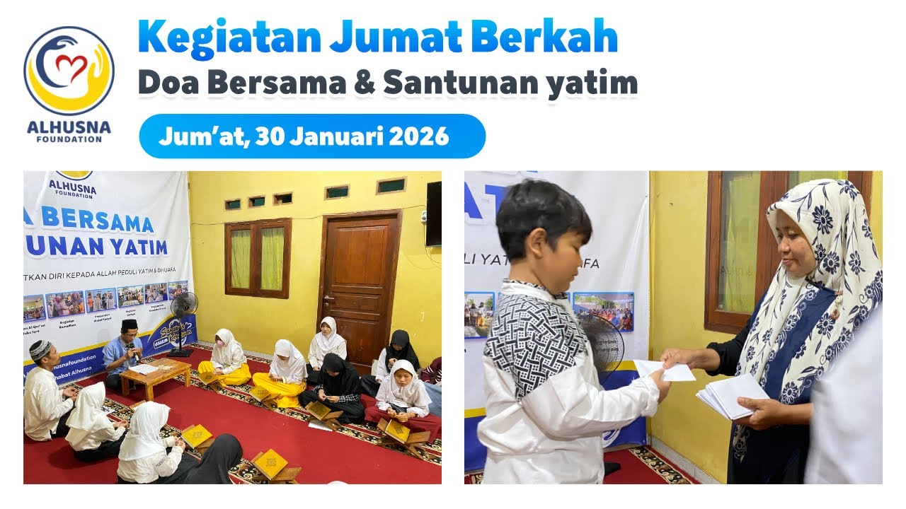 Doa bersama dan santunan yatim