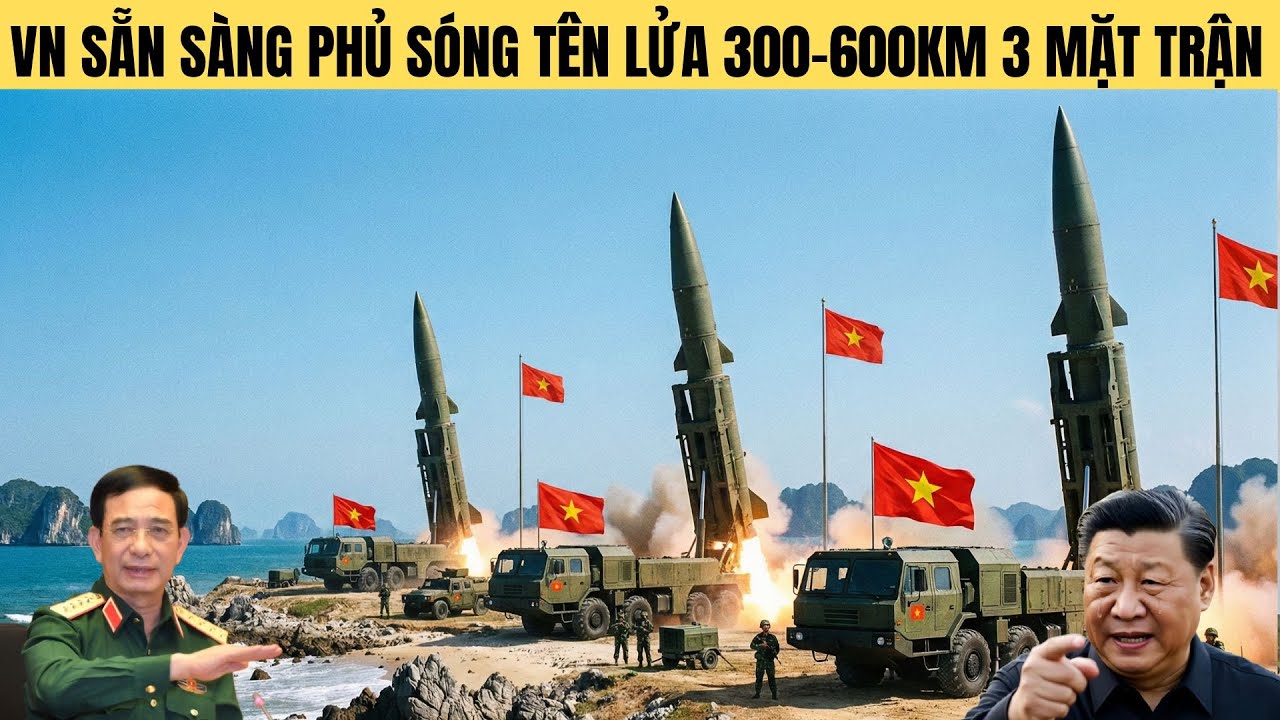 Quá căng!Tên lửa 300-600-1000km của VN phủ kín lãnh thổ-TQ nín thở