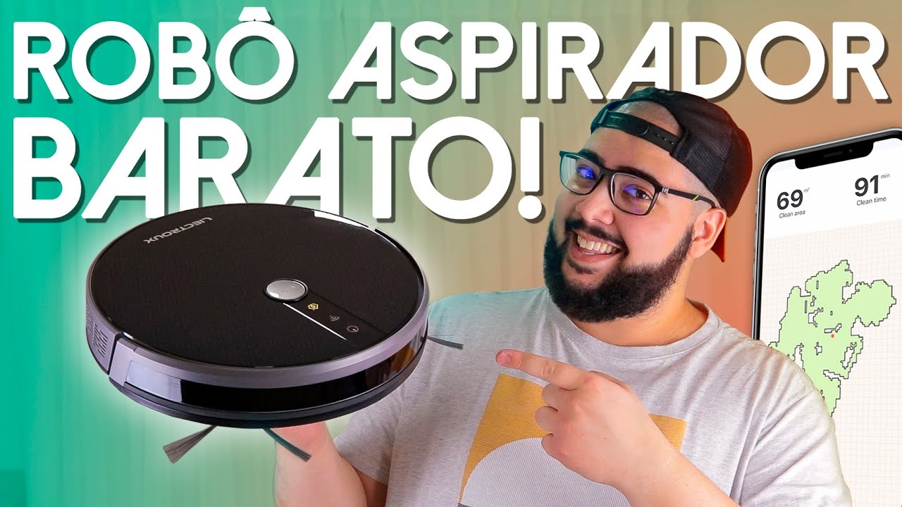 Robo Aspirador BARATO! Mapa da Casa e Estoque no Brasil! Vale a pena? LIECTROUX C30B