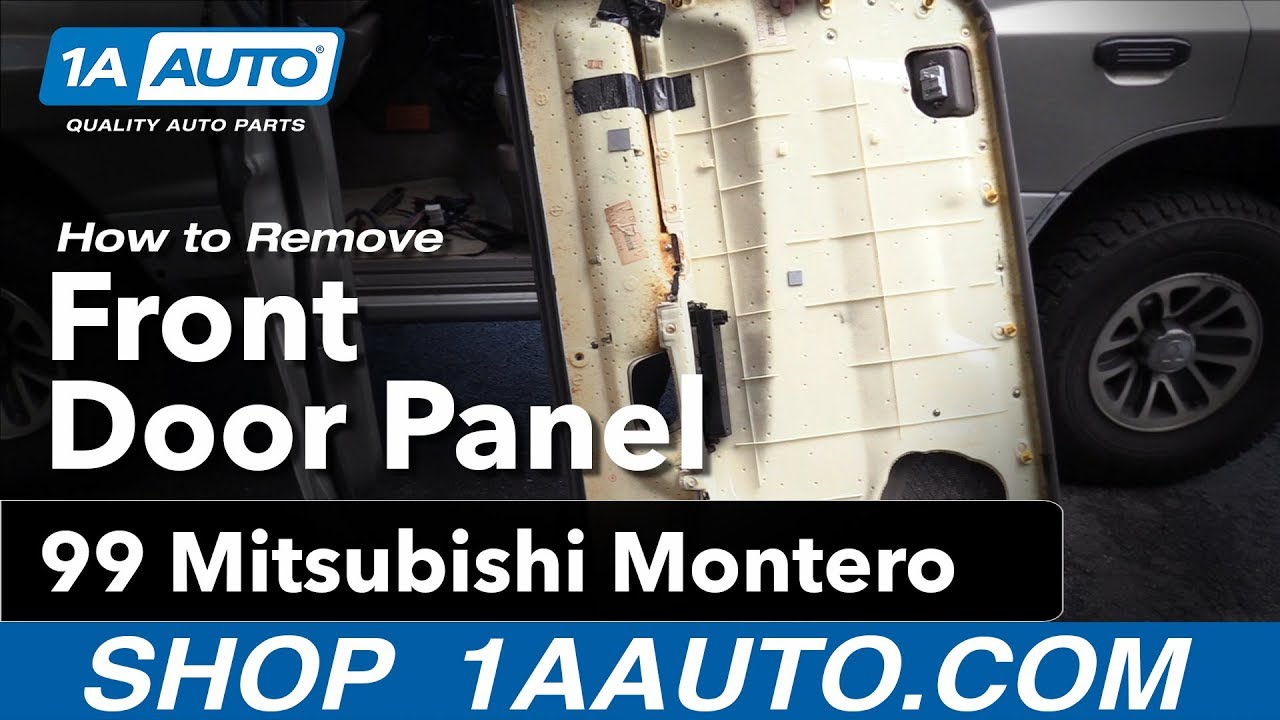 How to Replace Front Door Panel 92-99 Mitsubishi Montero