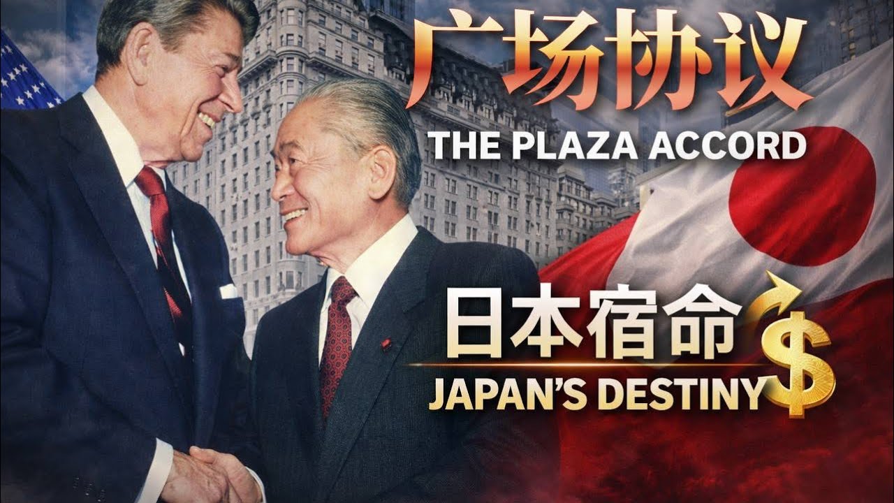 日本宿命之广场协议 一份广场协议，一场汇率博弈，定格了日本从巅峰走向失落三十年的宿命。|日本经济 |广场协议 |汇率