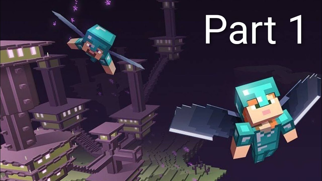Getting elytra with my friend 
