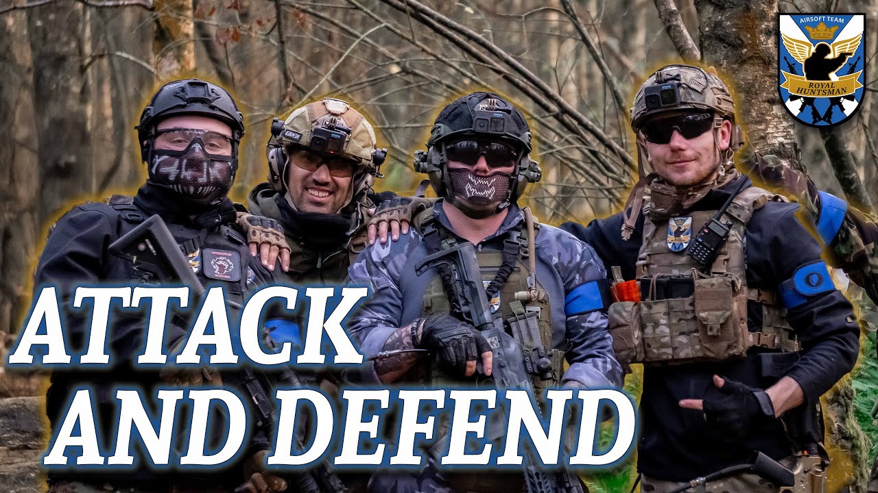 Attack & Defend Airsoft Gameplay– The Fort | ROYAL HUNTSMAN