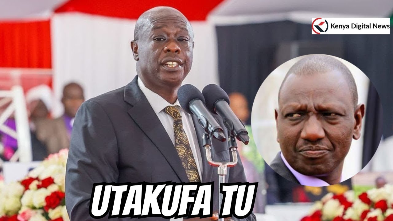 'Wacha kuogopa kuwekwa kwa jeneza, utakufa tu!' Former DP Gachagua destroys President Ruto!!