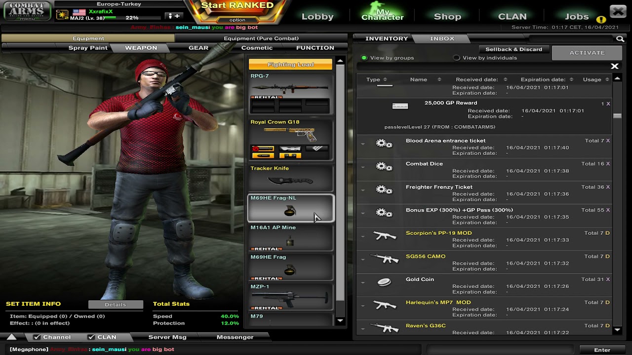 Combat arms 2021 ( IBUY 500,000 XP ) FOR THE PASS !!