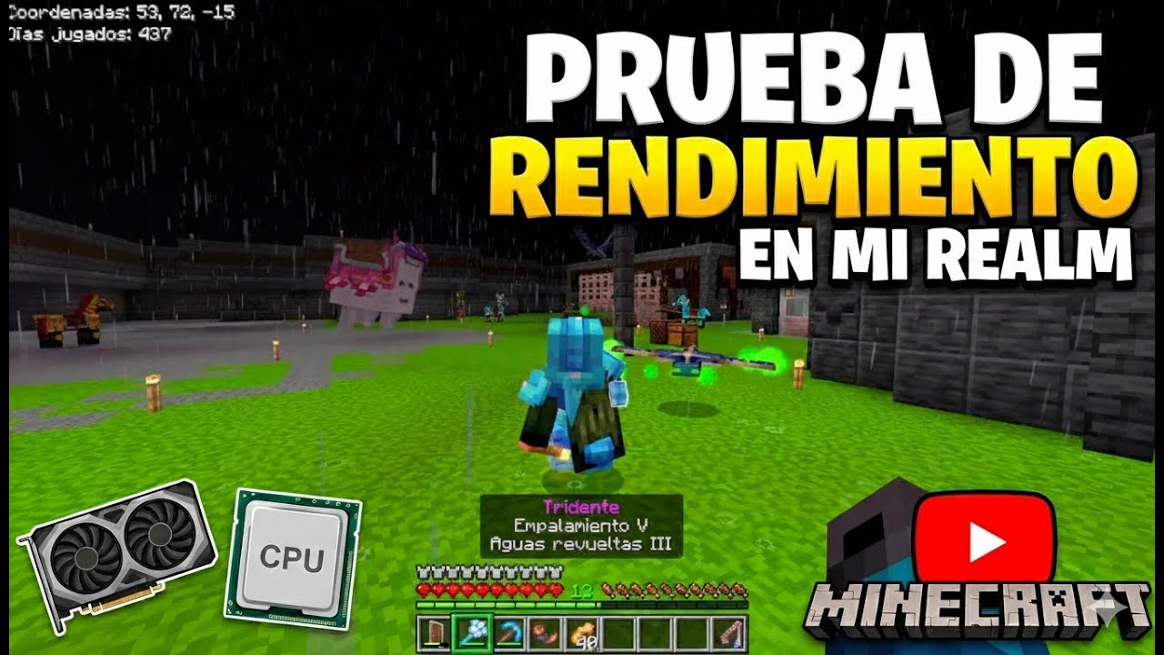 SupaCraft -   MInecraft Bedrock // Video de prueba rendimiento con OBS