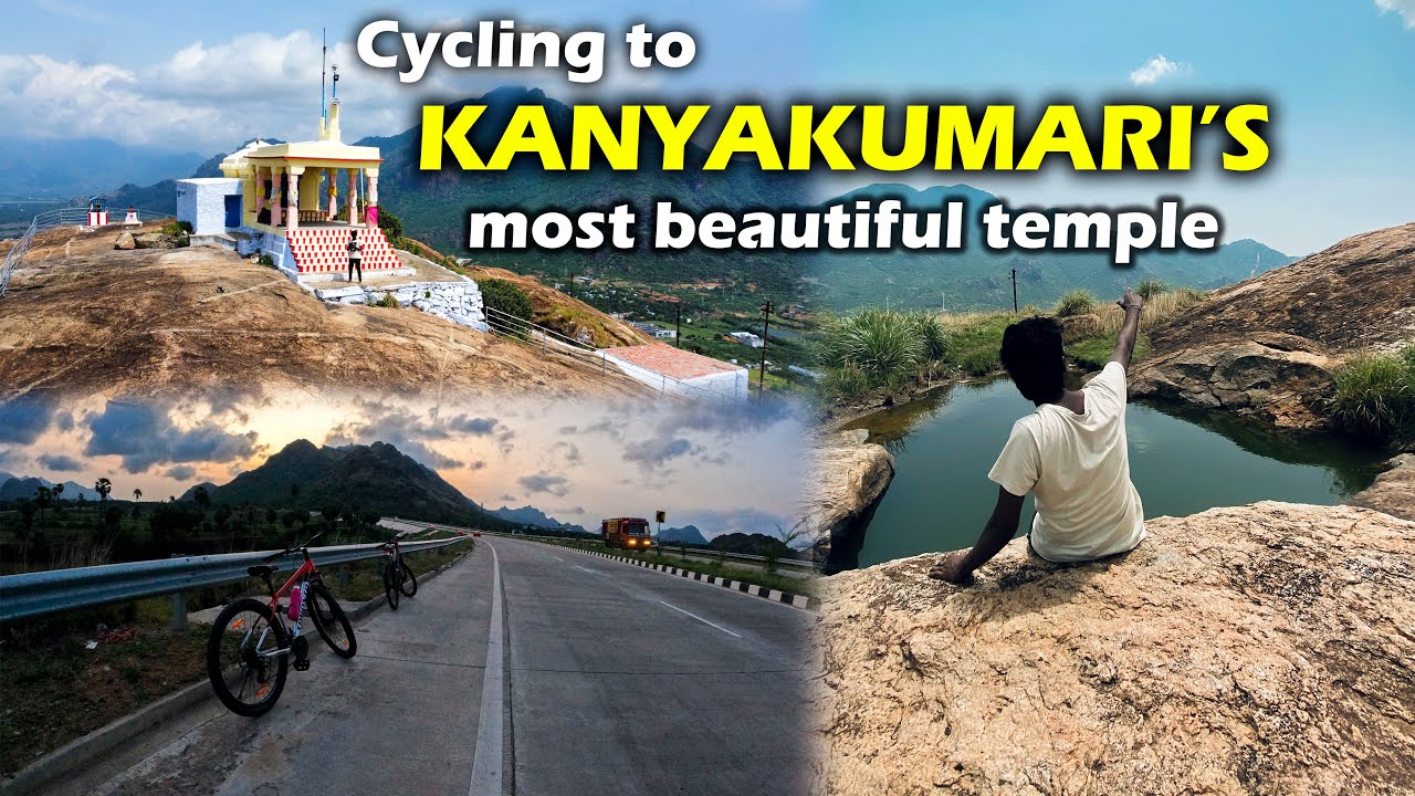 கன்னியாகுமரி-ல செம அழகான கோயில்-ku cycling panrom😍🚴‍♀️