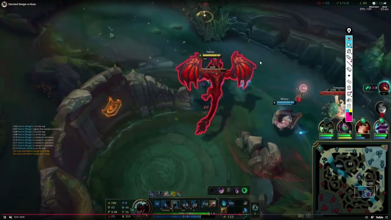 Diamond Rengar vs Nunu,