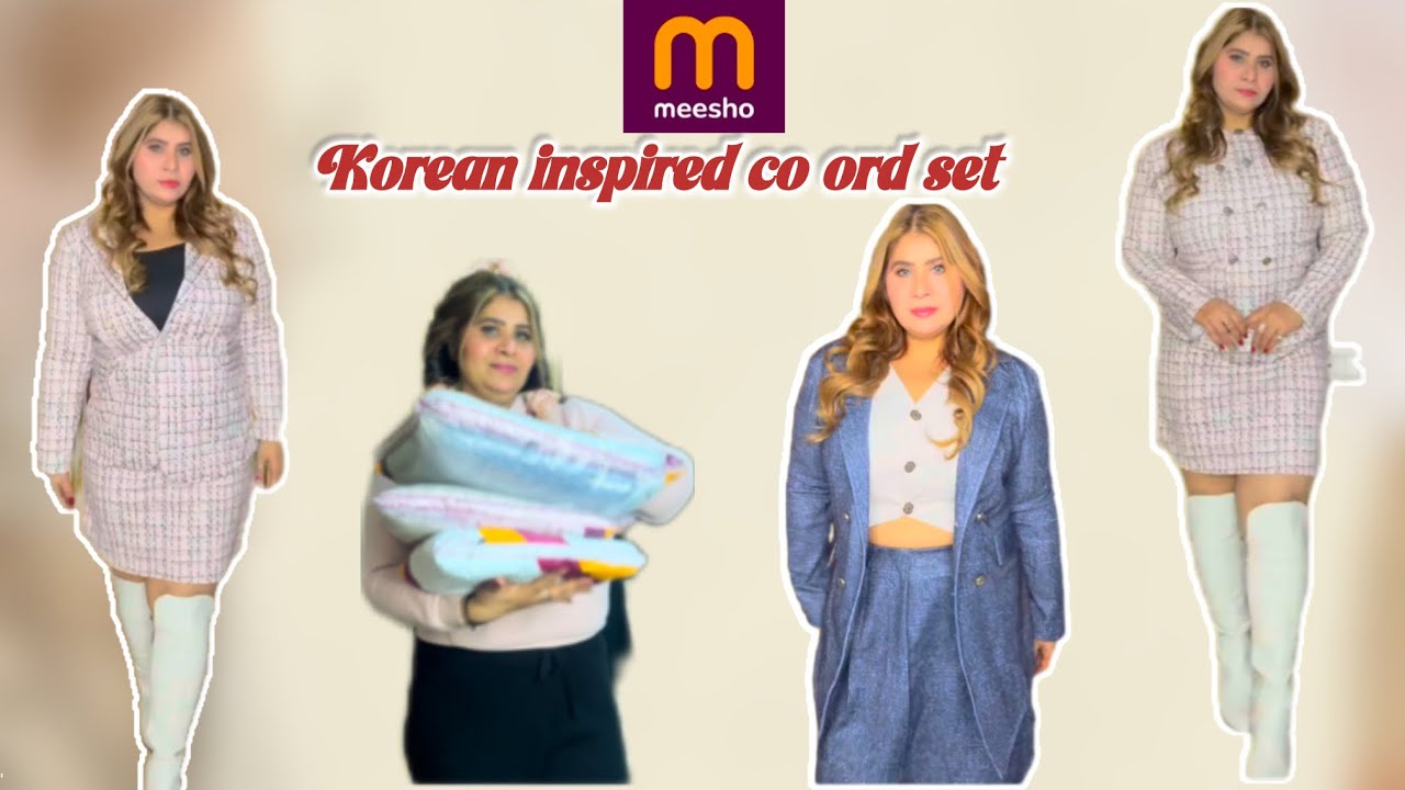 Korean co ord @meesho.