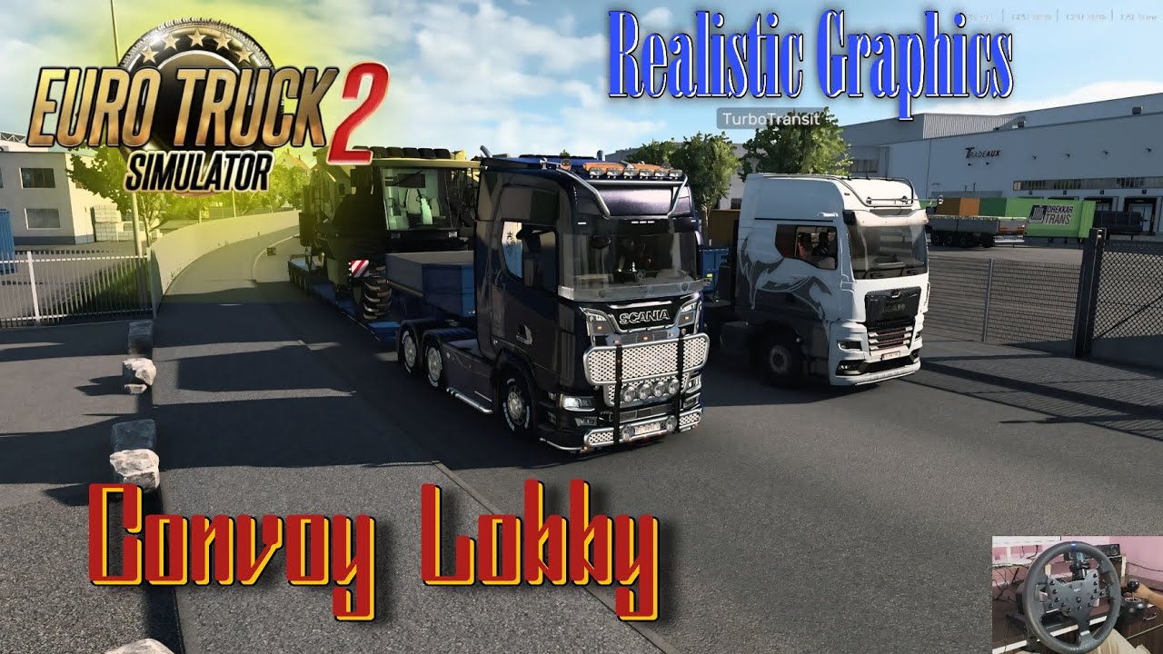 Convoy Lobby Gameplay 🚛 | Scania vs MAN Truck Battle | Ultra Realistic Graphics | ETS2