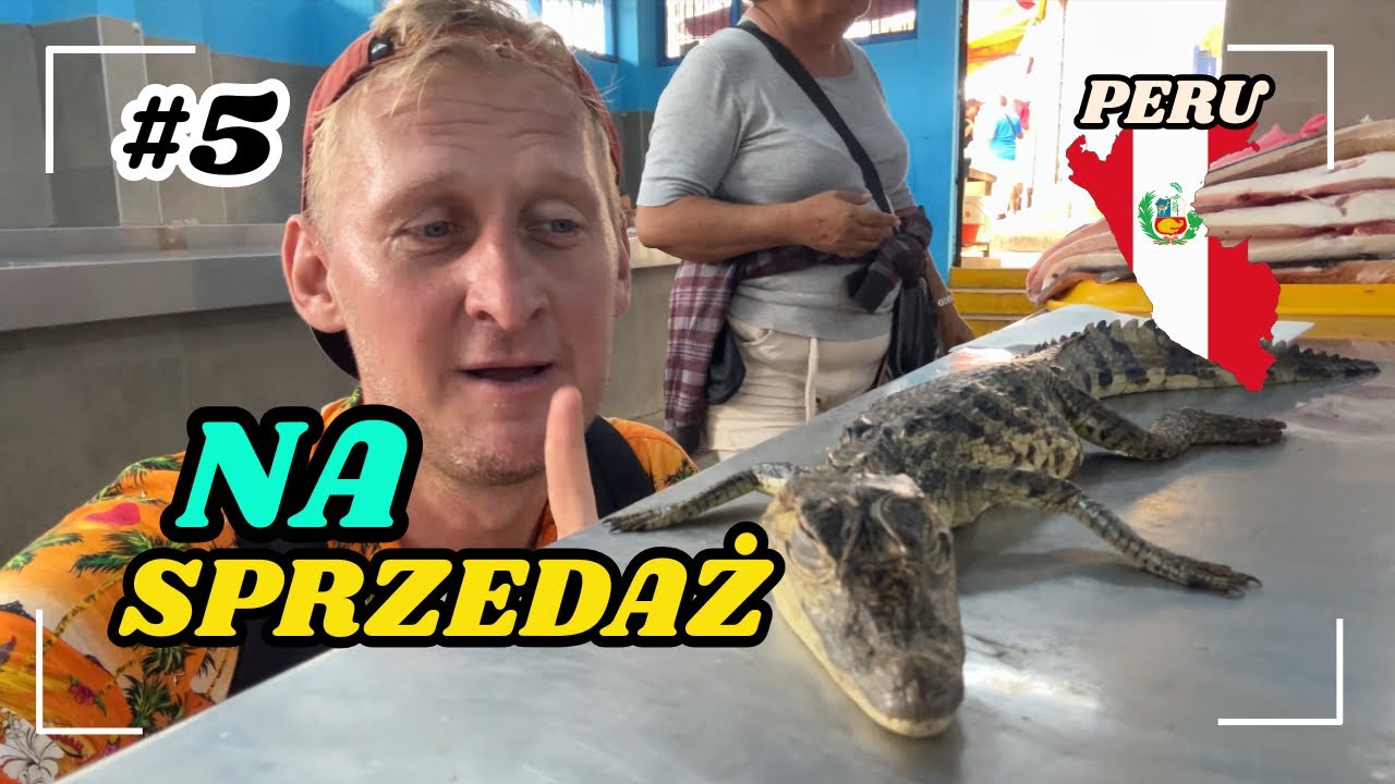 #5 Tutaj sprzedają dzikie zwierzęta - Iquitos, PERU 