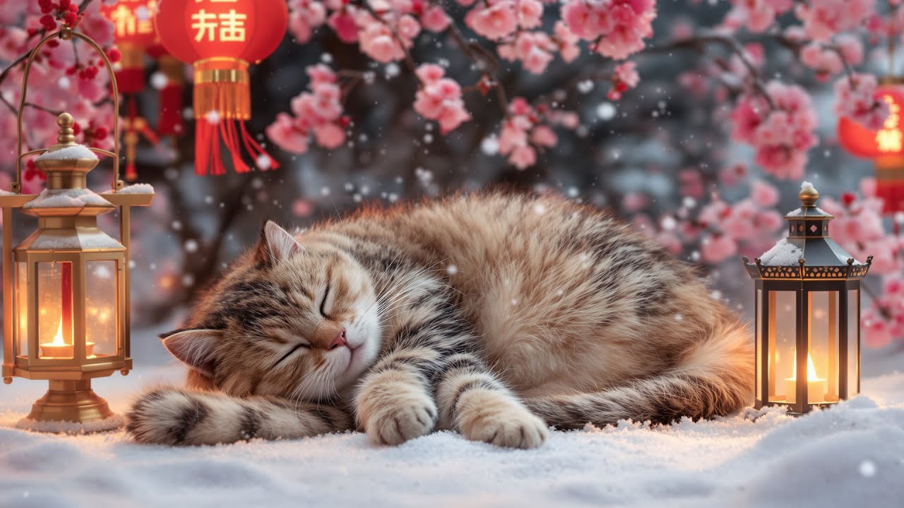 12 Hours Peaceful Sleep Music for Cats 😻🐾 Deep Healing Rest & Cat TV (No Ads)