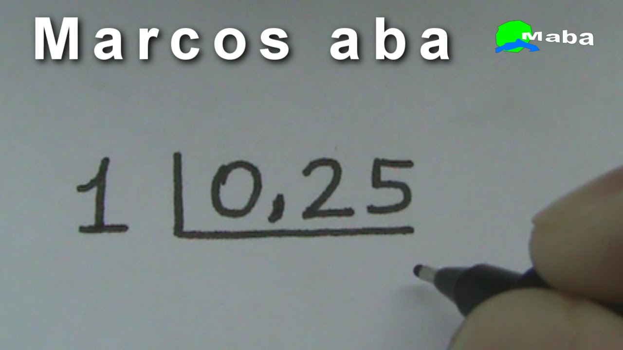 DIVISÃO - Dividir número inteiro por decimal    (Aula 29)