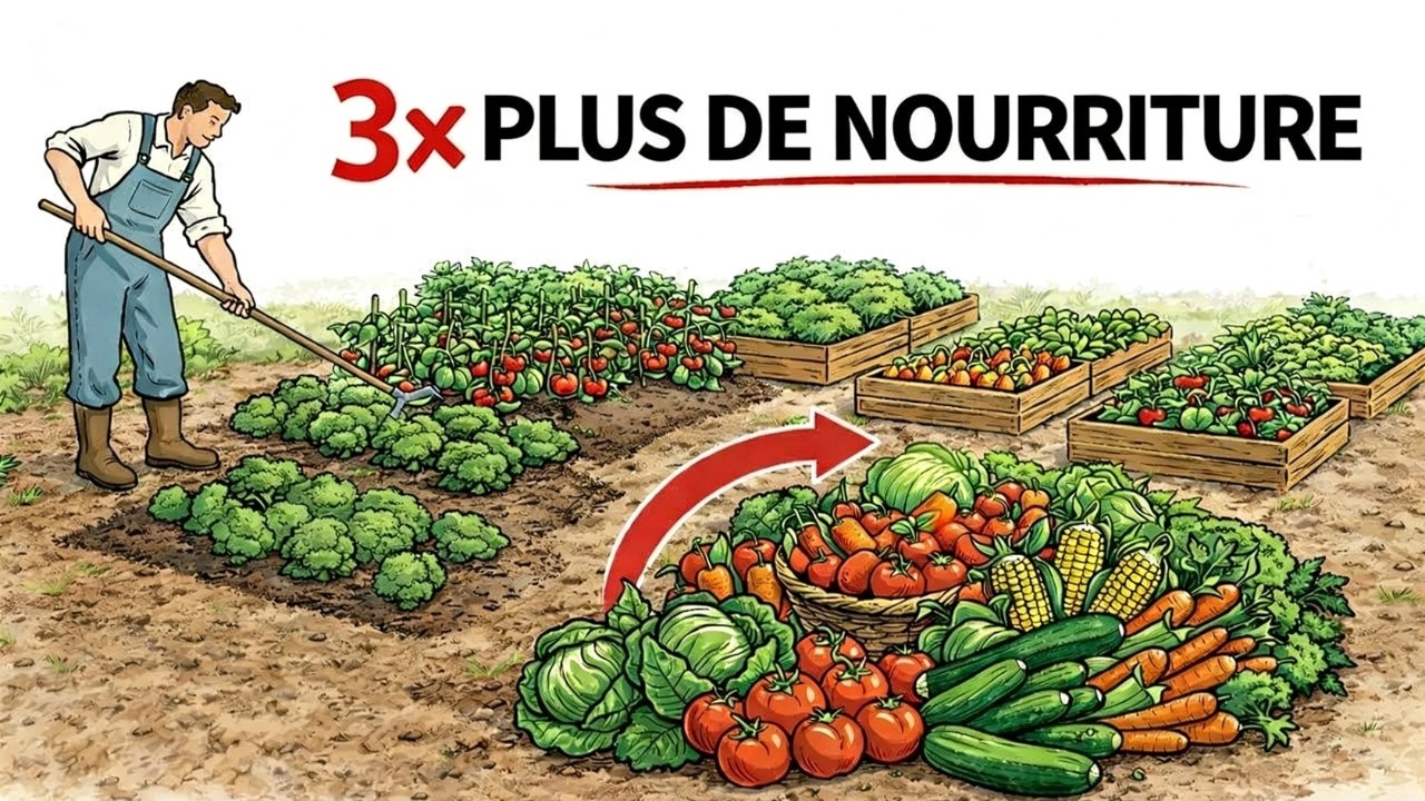 Le système qui permet aux petits jardins de produire 3× plus de nourriture