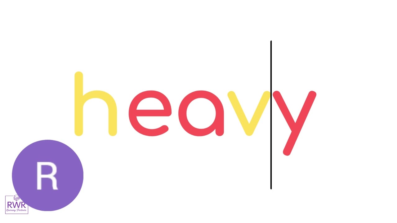 Copy of RWR Word Analysis   heavy/heavily