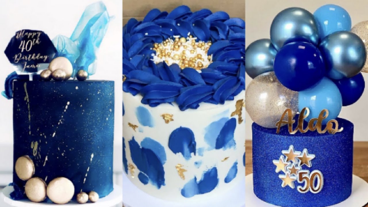 Birthday cake designs | Blue cake designs