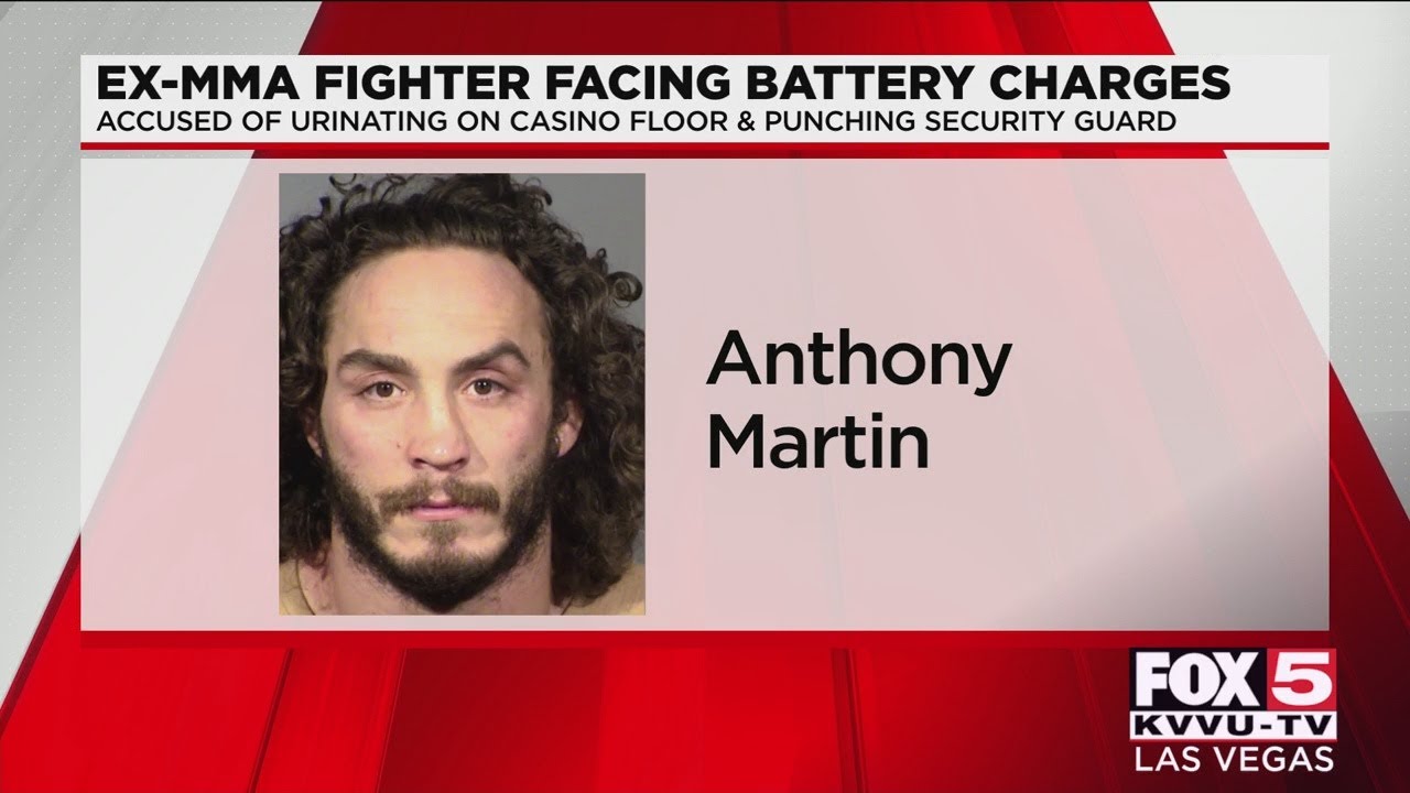 Las Vegas police: Ex-MMA fighter urinated on casino floor, punched security guard