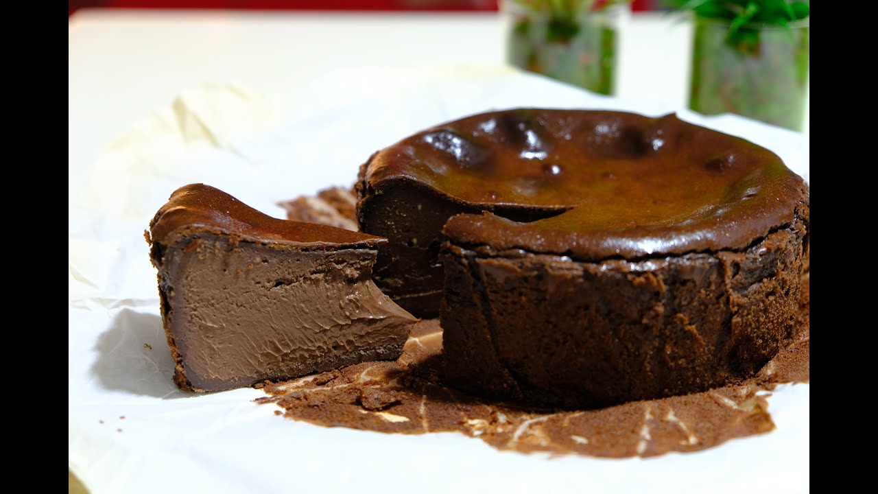Chocolate Burnt Cheesecake | Moist kat dalam... Membuatkan sel2 otak anda berhubung...