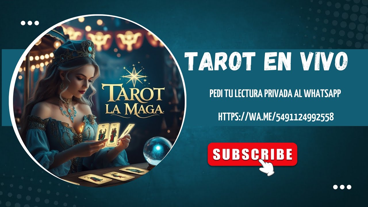 🔴 𝐓𝐀𝐑𝐎𝐓 𝐋𝐀 𝐌𝐀𝐆𝐀 𝐄𝐍 𝐕𝐈𝐕𝐎 🔮 &iexcl;Consult&aacute;, particip&aacute; y descubr&iacute; tu destino! ✨🎡 #tarot #tarotreading