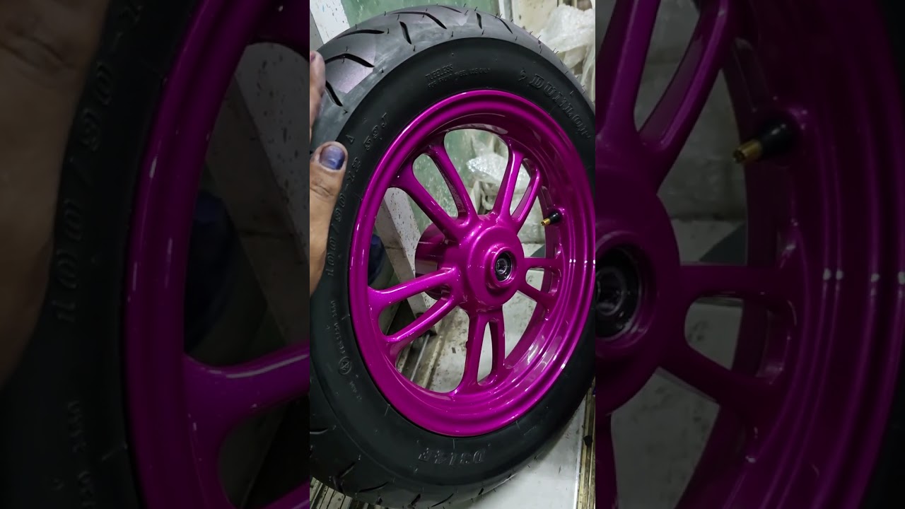 ล้อแม็ก Scoopy i ทำสี