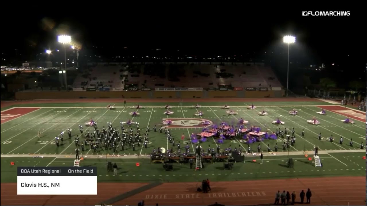 Clovis High School Marching Band 2019 BOA Utah Final Performance