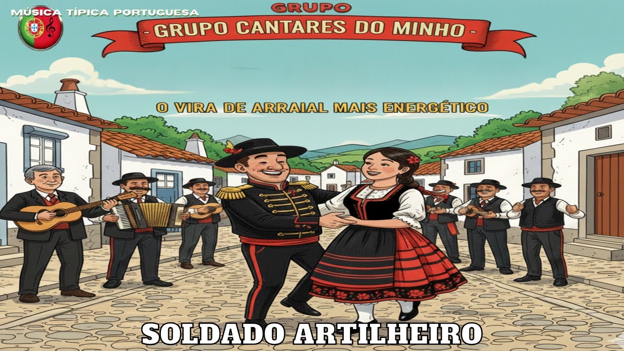 Grupo Cantares do Minho - Soldado artilheiro🥁 O Vira de Arraial Mais Enérgico do Minho!