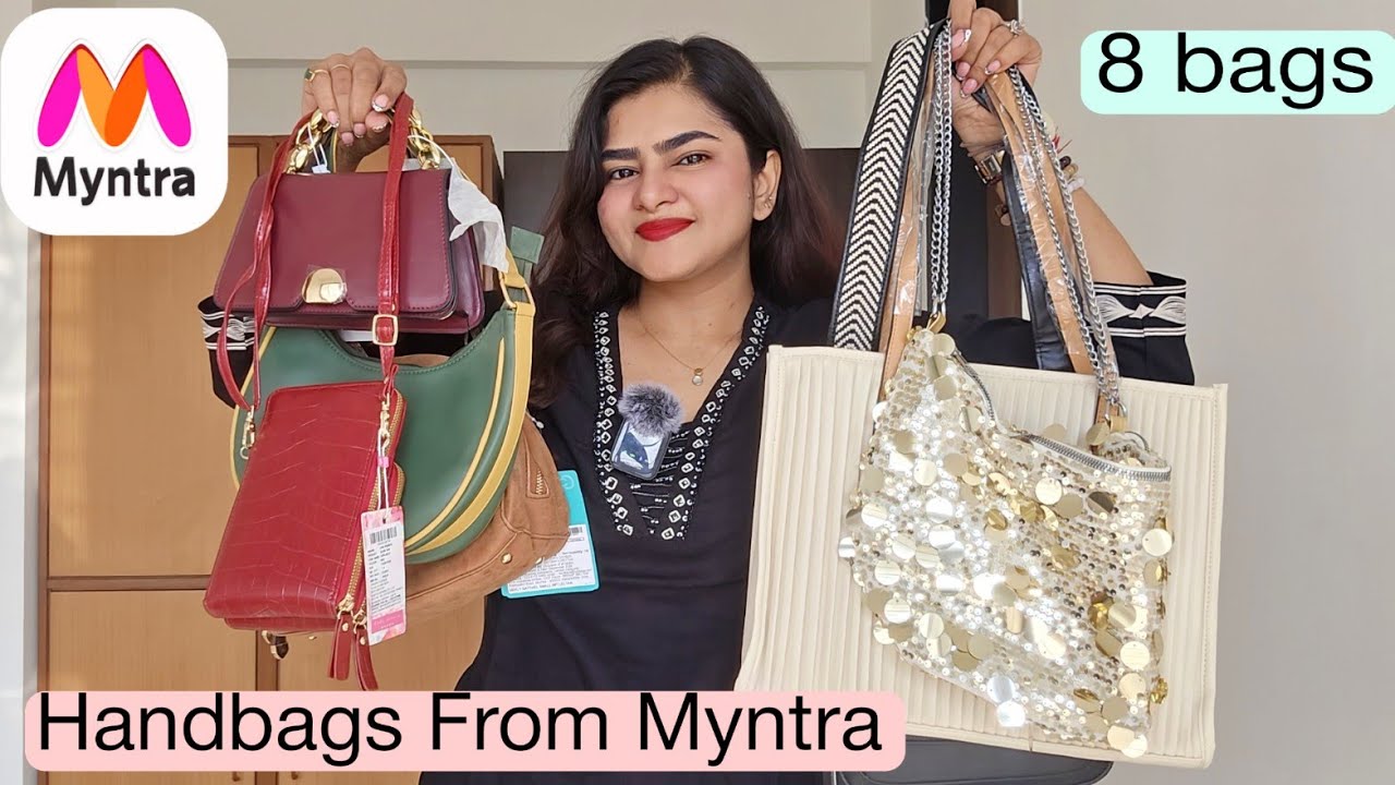 8 сумок Myntra | Сумки для вечеринок / Повседневные сумки | Сумки через плечо, сумки-тоут, сумки-...