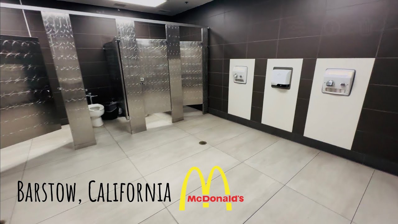 Men’s Kohler Dexter, Highcrest, Wellcomme Toilet Flush, World Dryer | McDonald’s, Barstow Station CA