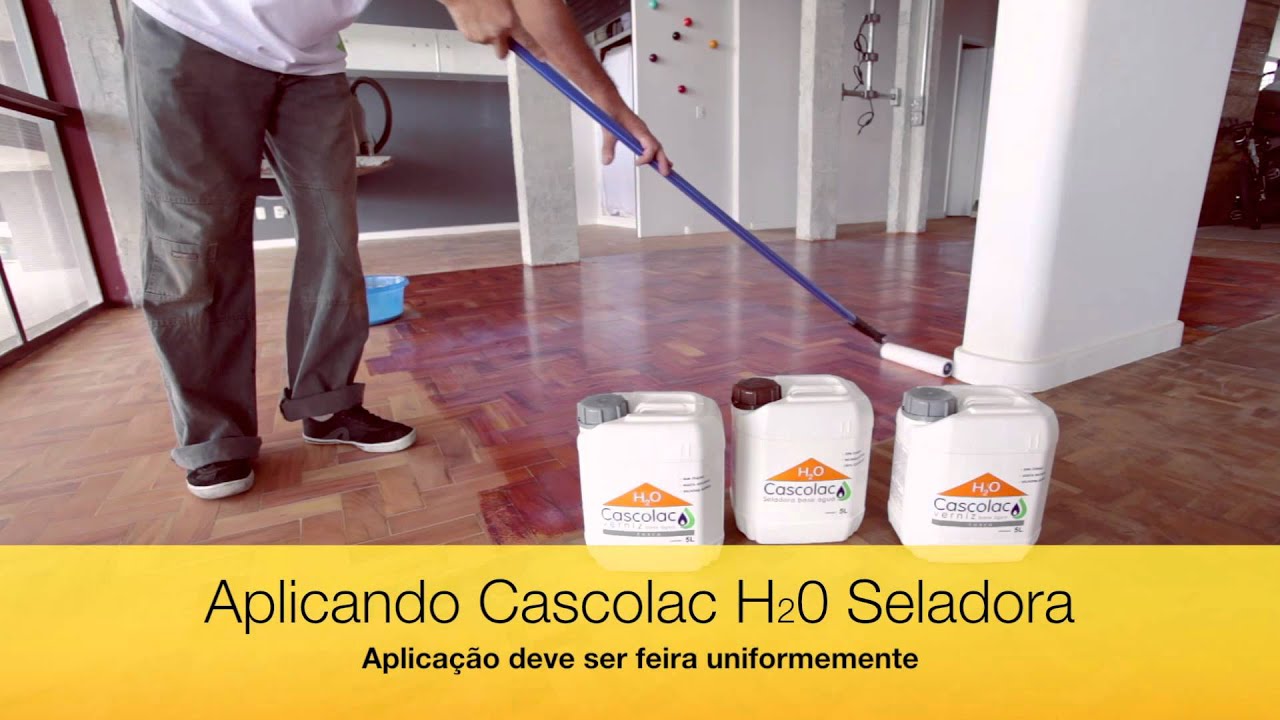 Cascolac H2O - Verniz à base de água para assoalho de madeira