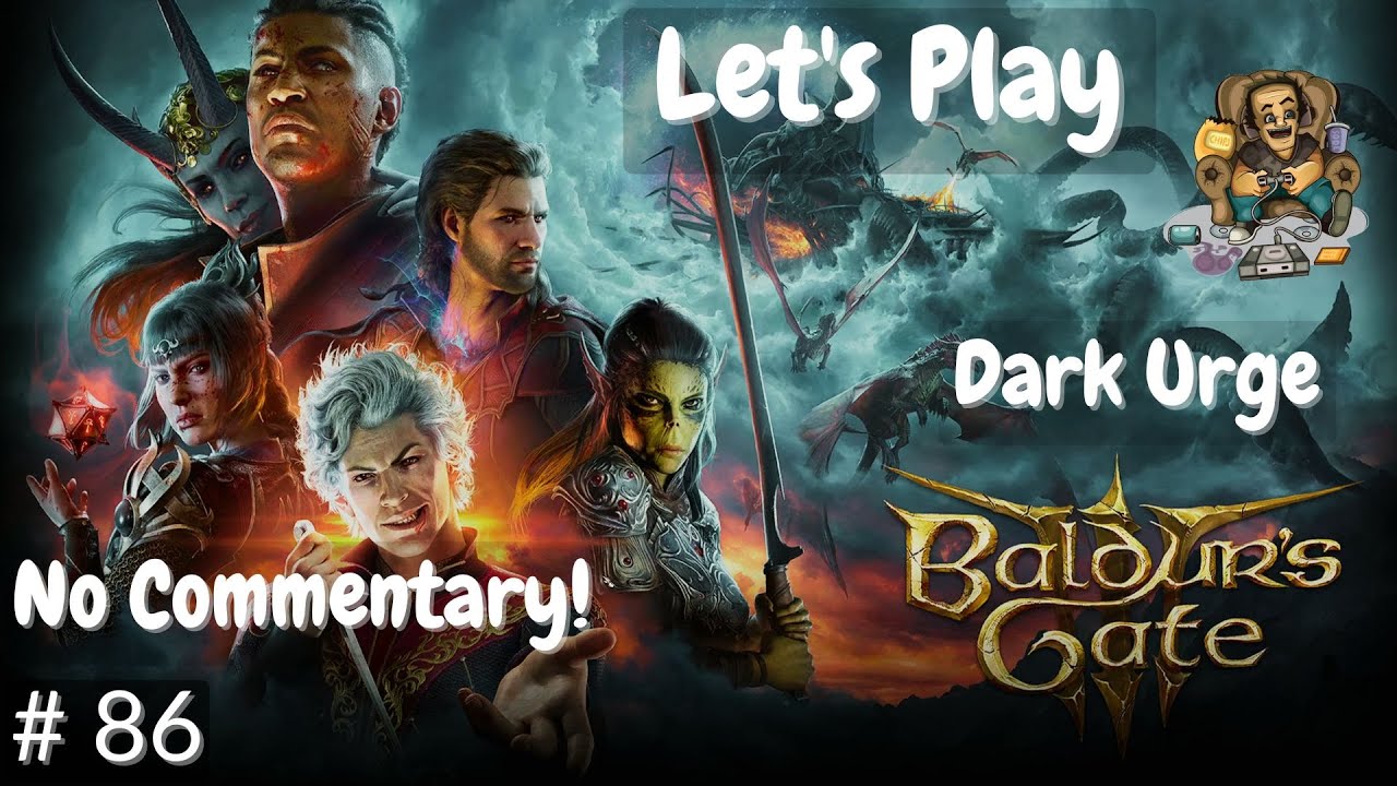 Let's Play Baldur's Gate 3, No Commentary, Dark Urge, Ep86